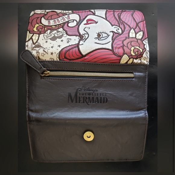 Loungefly x Disney The Little Mermaid Ariel Tattoo Style Wallet - Picture 2 of 4